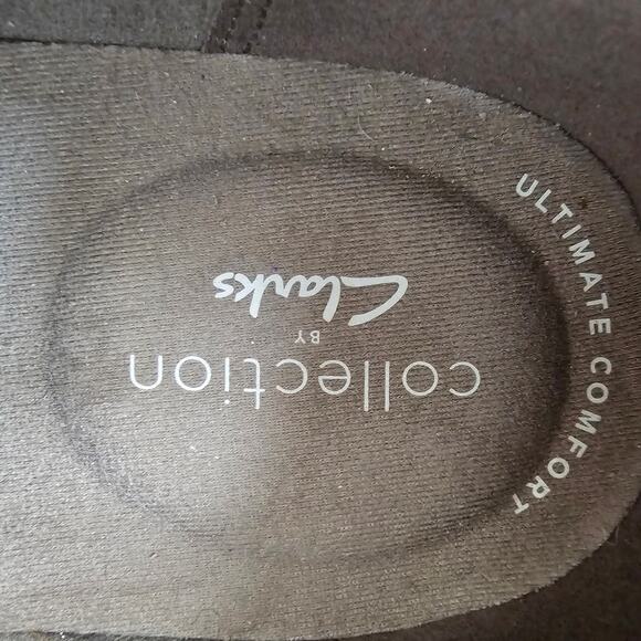 NEW Clarks Men's Paulson Leather Suede Wingtip Oxfords Size 12M Gray Lace Up - Picture 5 of 8